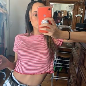 Striped Crop Top